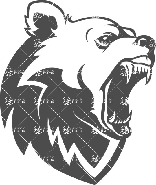 Vector Mascot Collection - Simple Bear Mascot Graphic